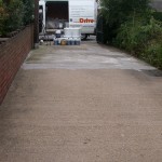 Concrete driveway ready for Resin Bonded Aggregate
