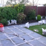 Area ready for Resin Bonded stone finish