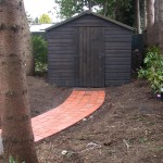 found the path to the shed