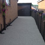 anti slip resin bonded aggregate completed