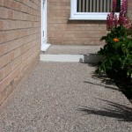 resin bonded aggregate path