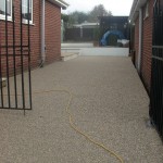 Eastwood resin bonded aggregate works by Drive-Cote Ltd