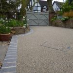 Natural finish with resin bonded stone by Drive-Cote Ltd